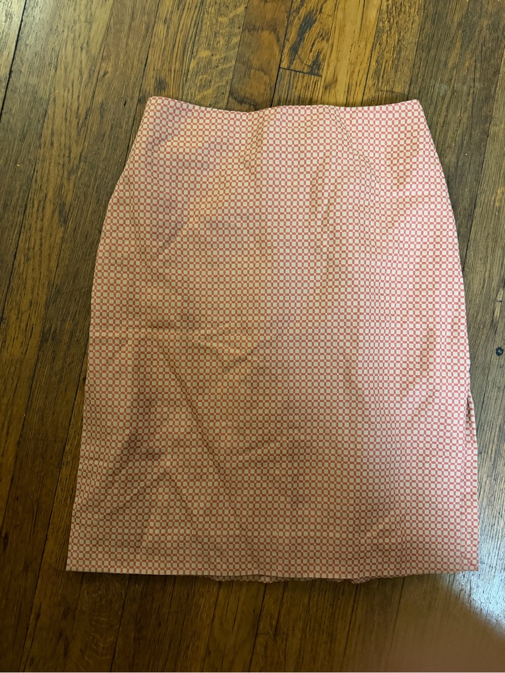 Salvatore Ferragamo Pink Geometric Pencil Skirt vintage size 10